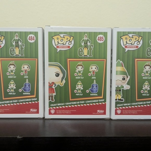 Elf Funko Pop Set - Papa Elf, Jovie, Buddy - Picture 3 of 5